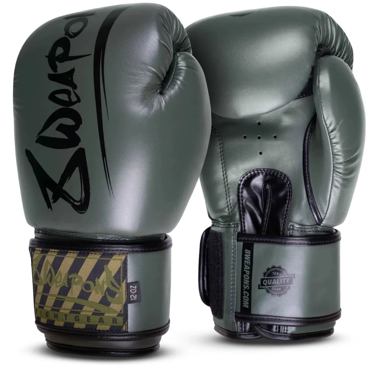 8 Weapons Unlimited 2.0 Boxing Gloves Olive/Black