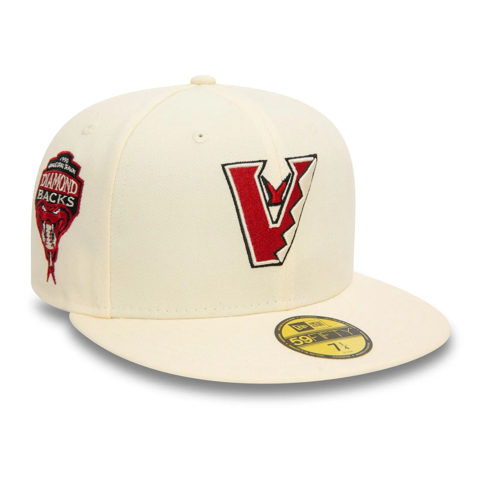 Arizona Diamondbacks Upside Down White 59FIFTY Fitted Cap