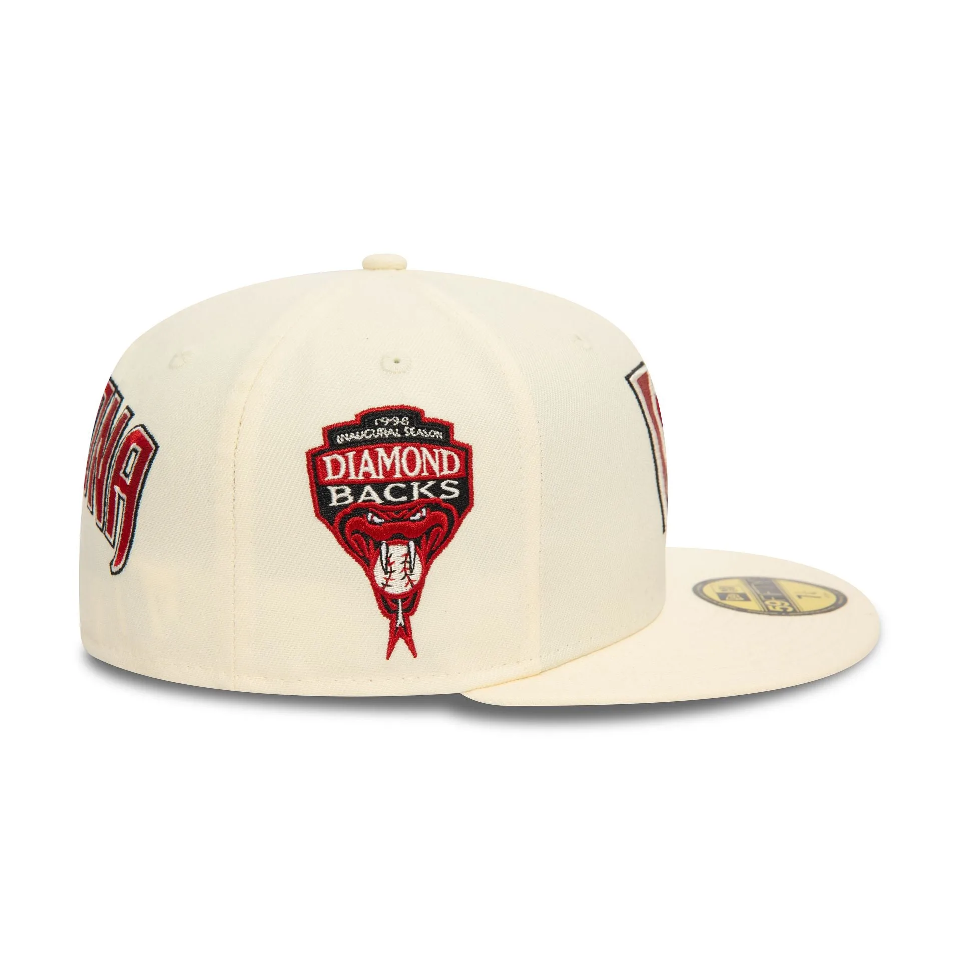 Arizona Diamondbacks Upside Down White 59FIFTY Fitted Cap