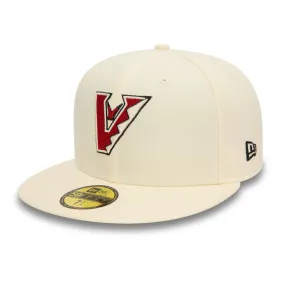 Arizona Diamondbacks Upside Down White 59FIFTY Fitted Cap