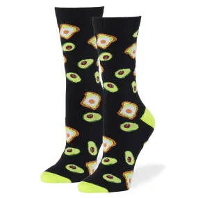 Avocado Toast Crew Socks