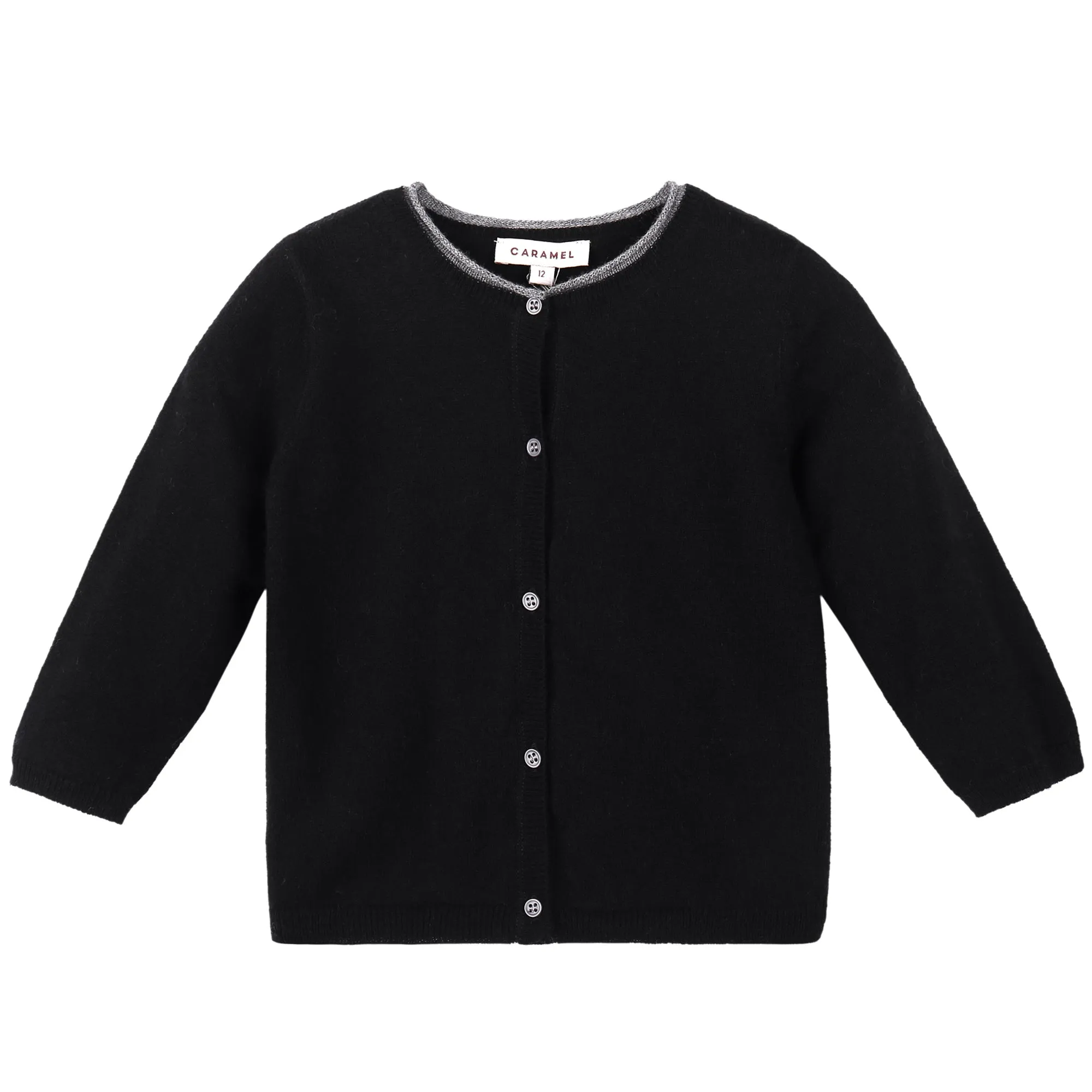 Baby Black Knitted Cardigan