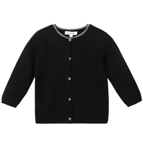 Baby Black Knitted Cardigan