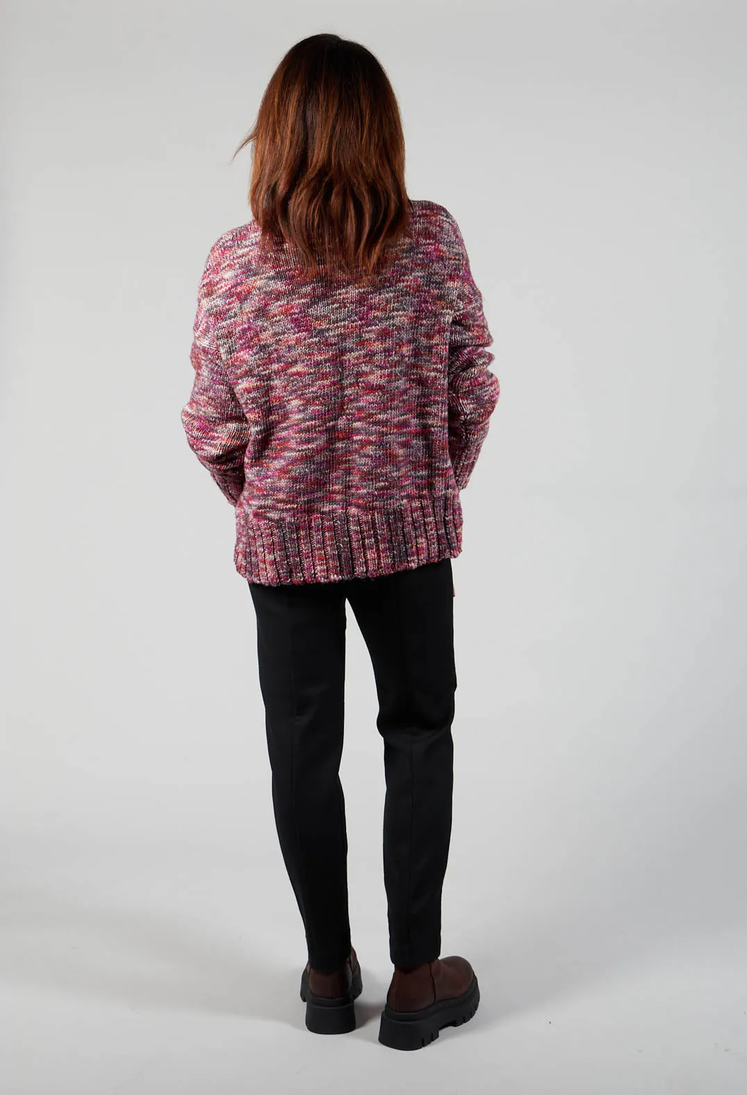 Begonia Tricot Knitted Jumper in Multicolour