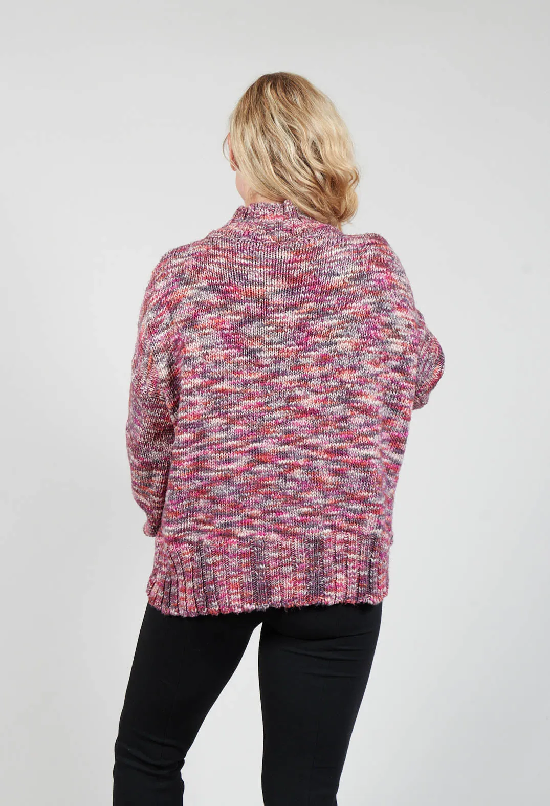 Begonia Tricot Knitted Jumper in Multicolour