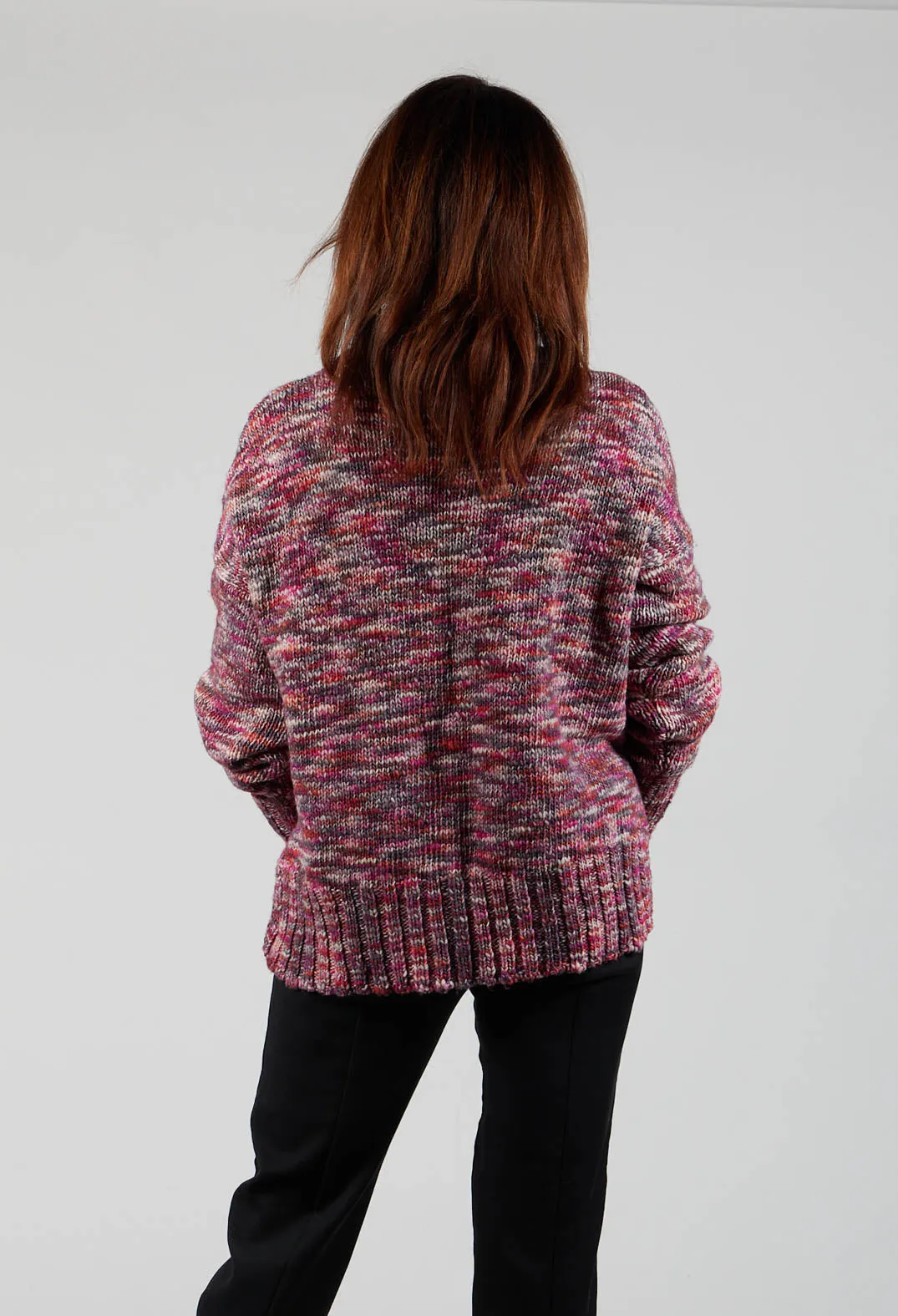 Begonia Tricot Knitted Jumper in Multicolour