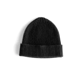 Black Cashmere Beanie