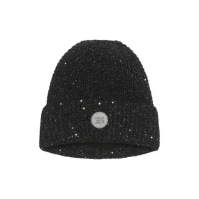 Black Sequined Knitted Hat