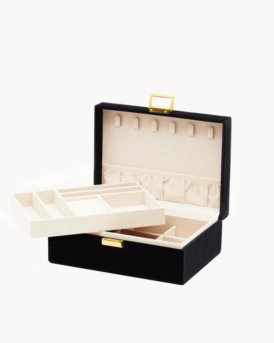 Black Velvet Jewellery Box