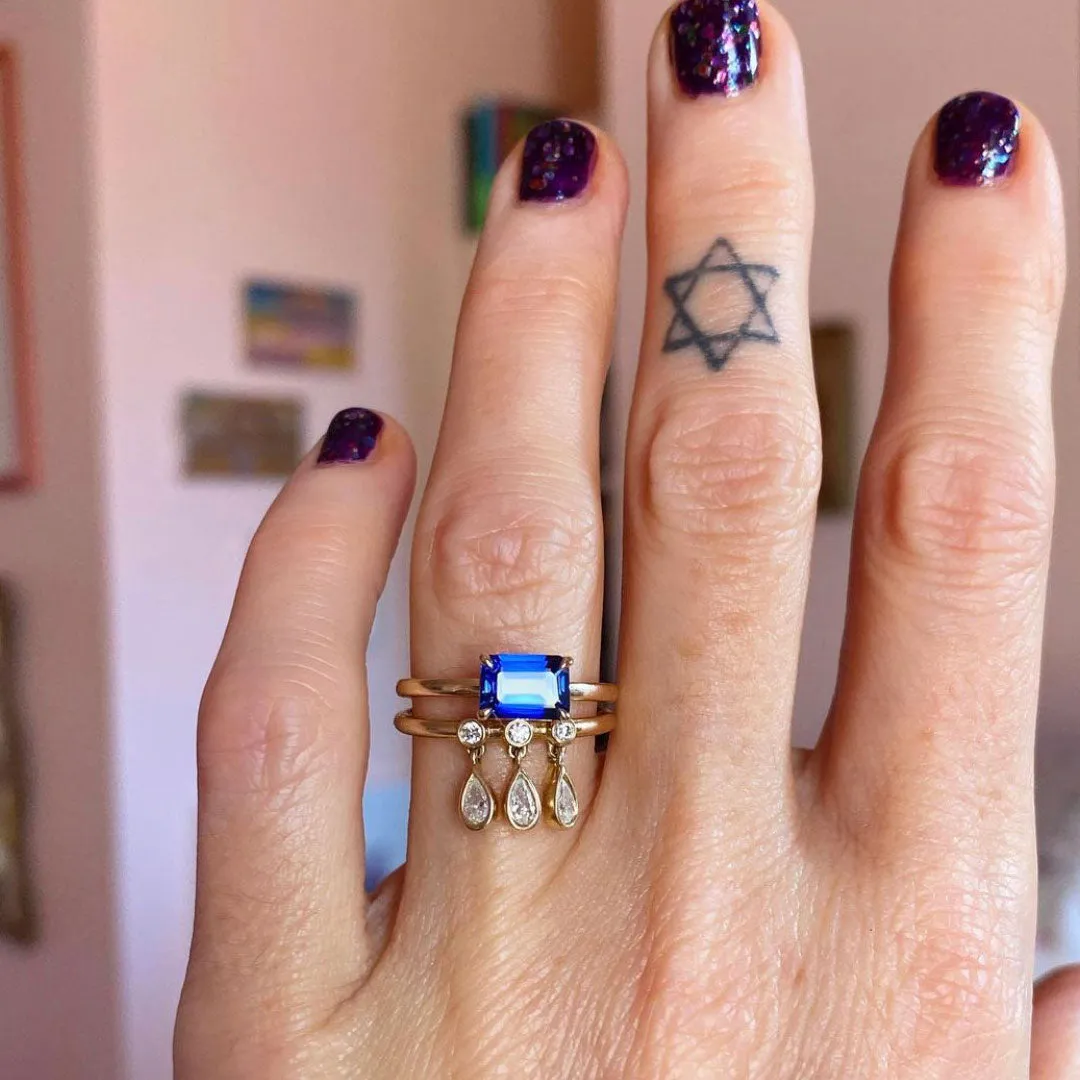 Blue Velvet Ring