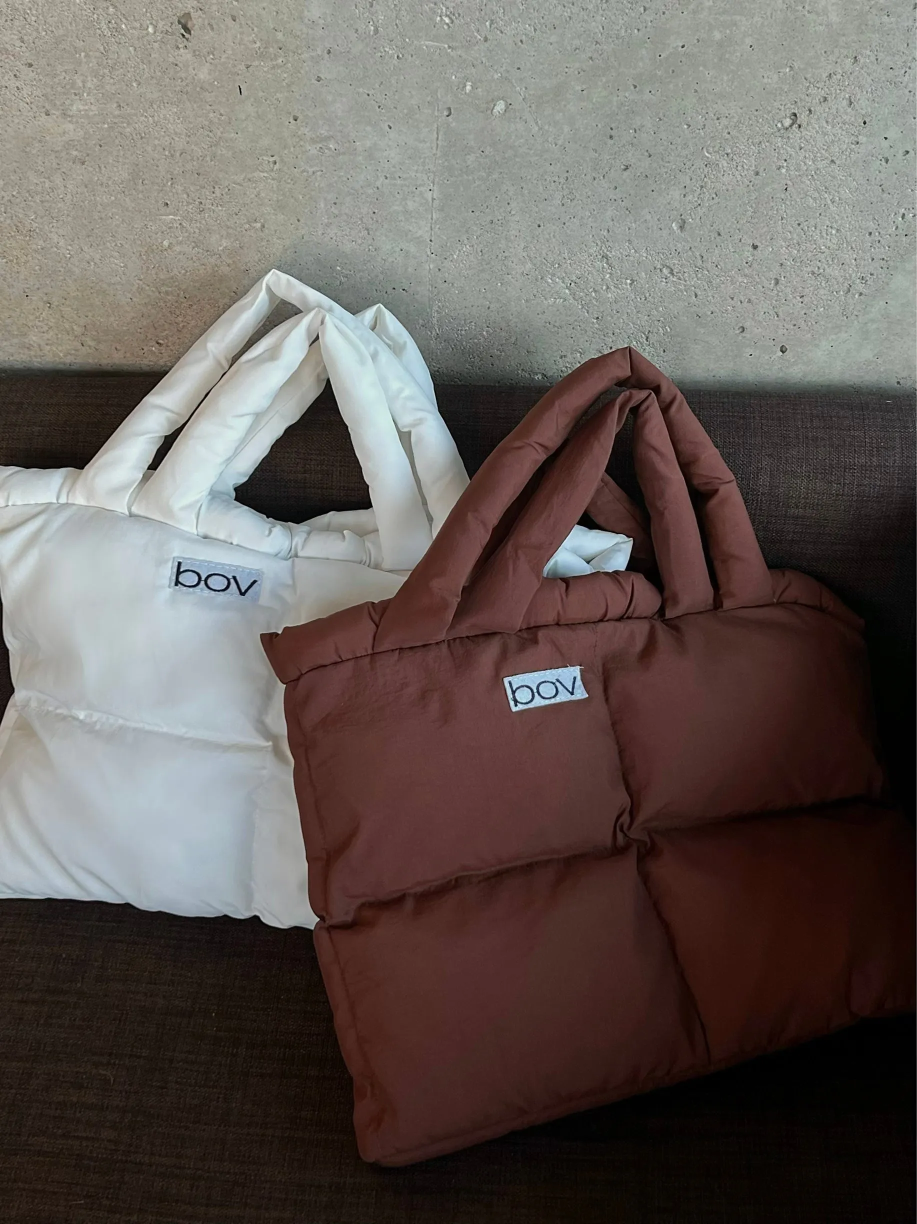 Bov Puffer Bag - Ivory