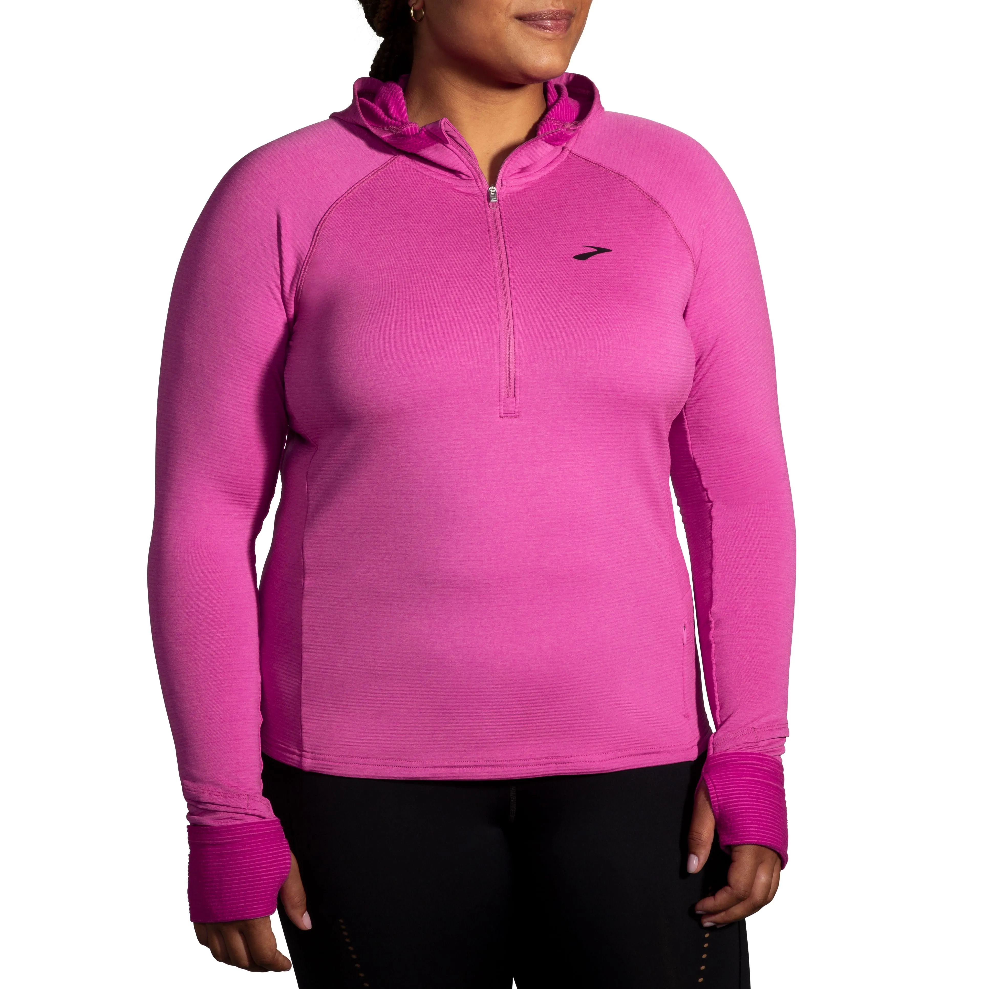 Brooks Women's Notch Thermal Hoodie 2.0