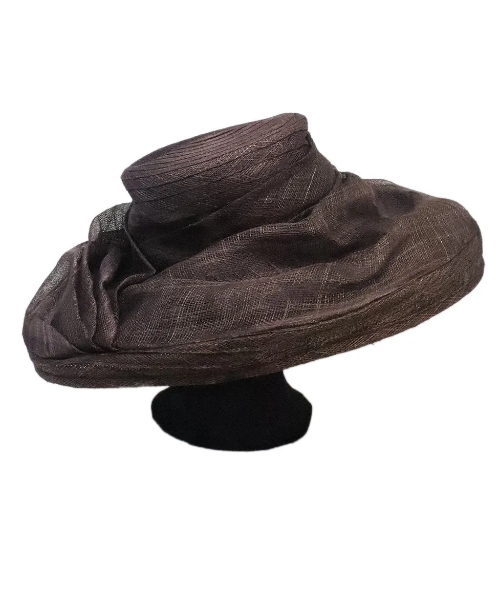 Brown Raffia Hat