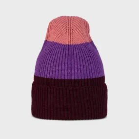 Buff Knitted Kids Beanie Hat - Zimic Dahlia