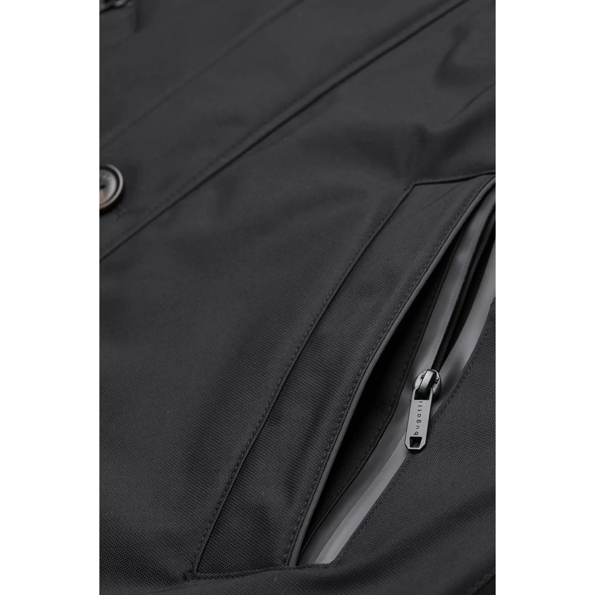 Black Bugatti Rain Series Coat - Mens Waterproof Jacket