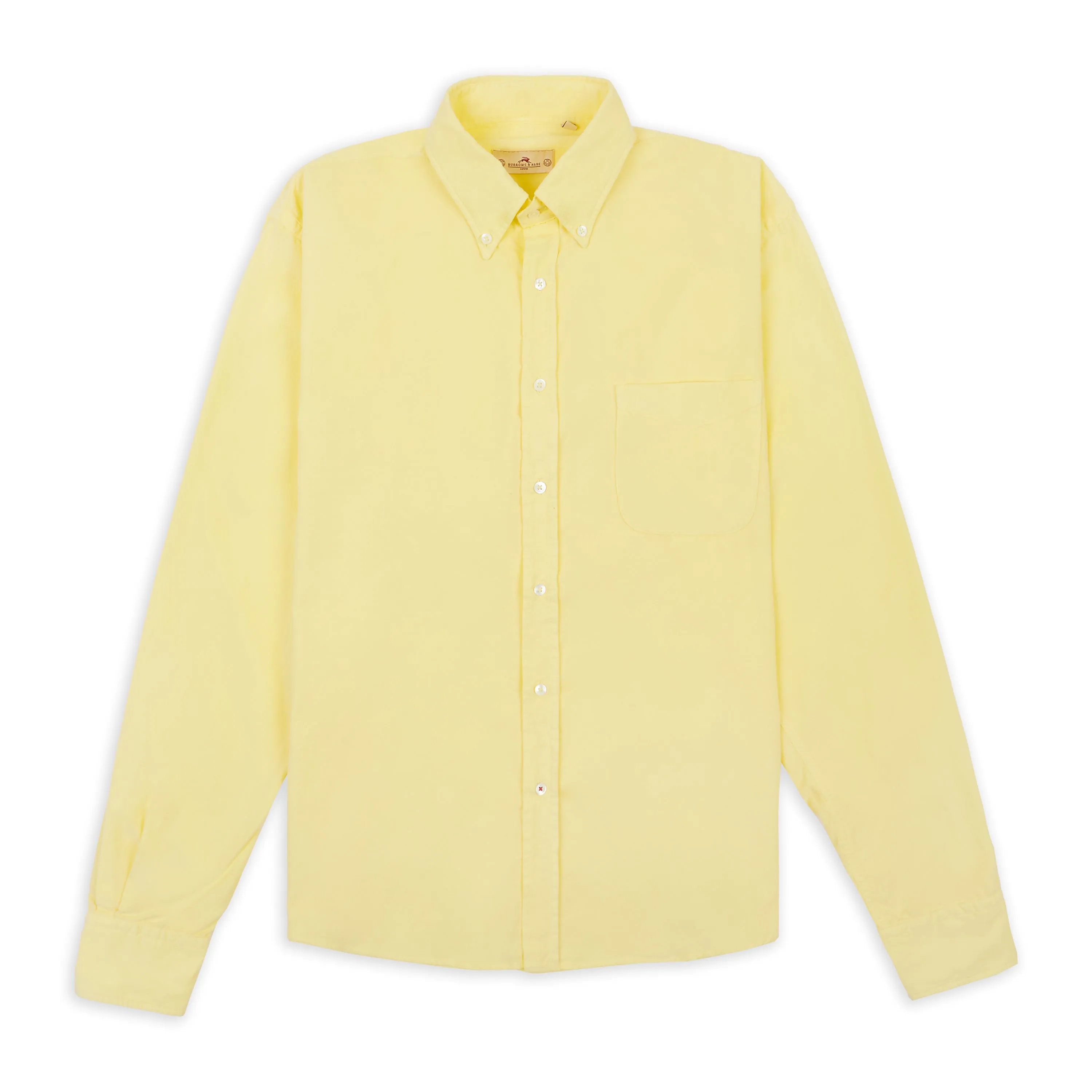 Button Down Baby Cord Shirt - Yellow