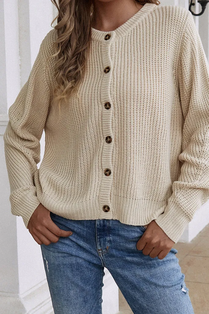 Button Down Reversible Sweater