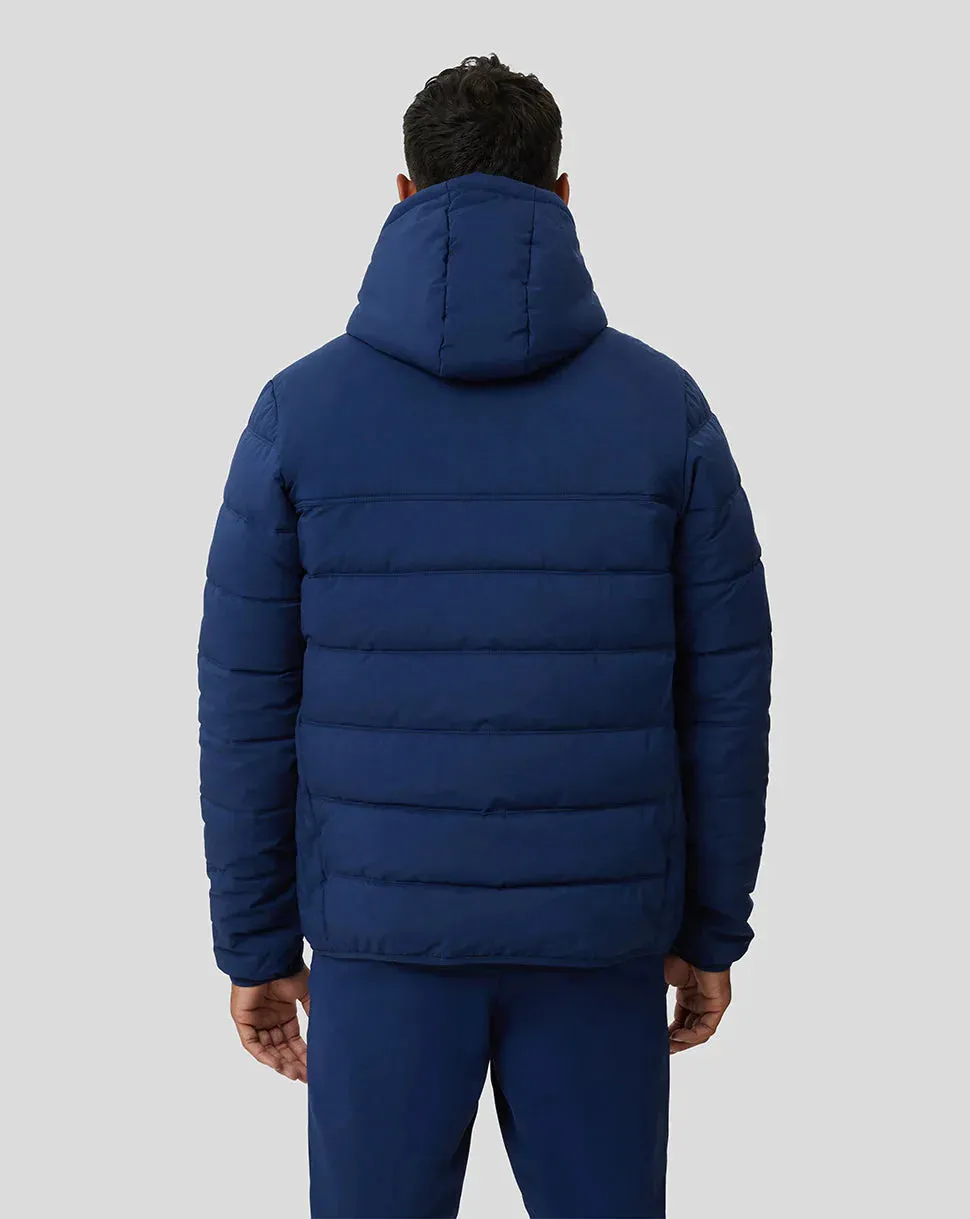 CARBON CAPSULE HEREN PUFFER JACKET - BLAUW