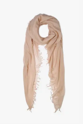 Cashmere and Silk Scarf Doeskin