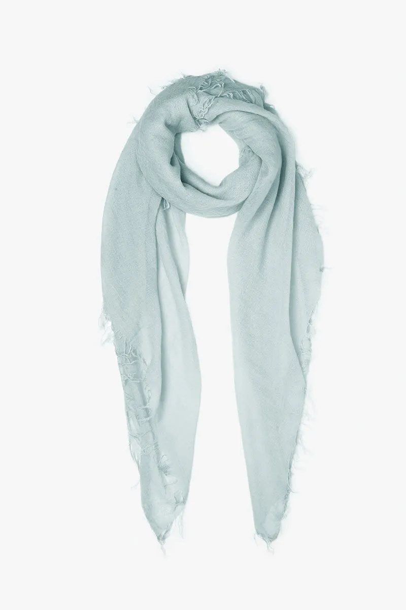 Cashmere and Silk Scarf Iceberg Grey