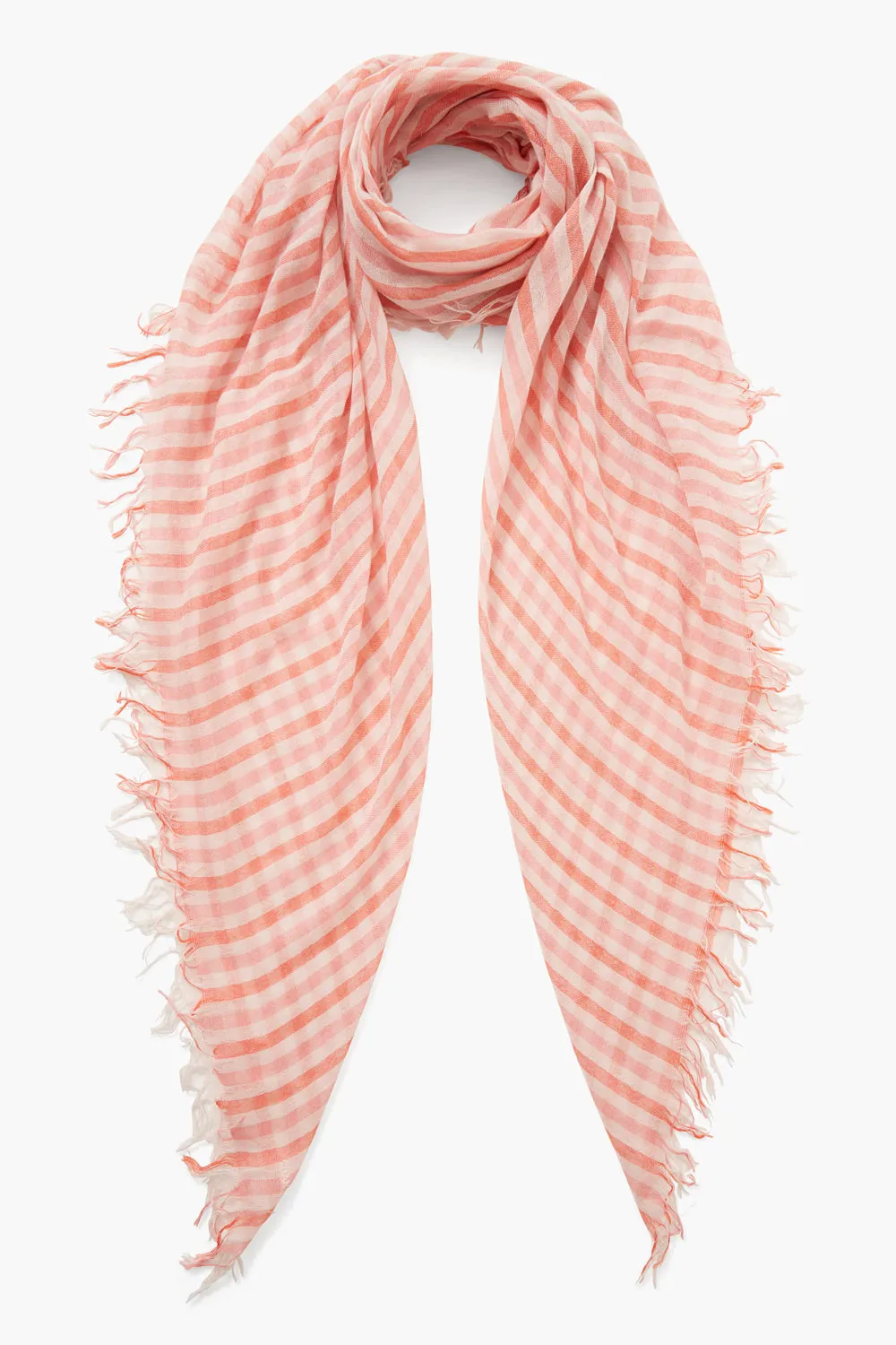 Cashmere and Silk Scarf Mauve Chalk Linea