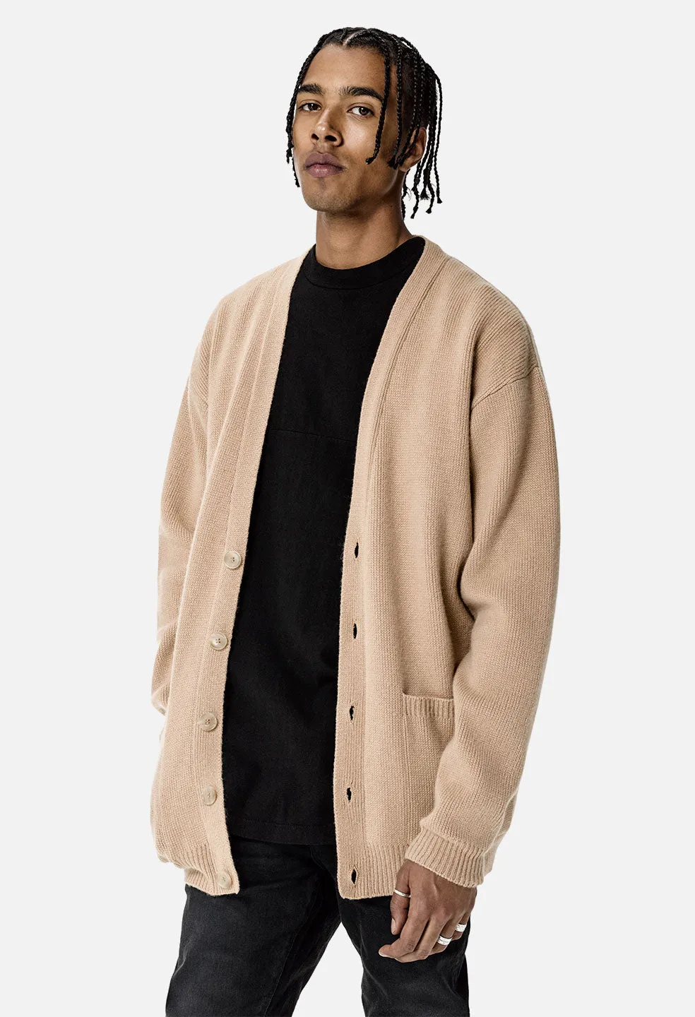 Cashmere Cardigan / Camel