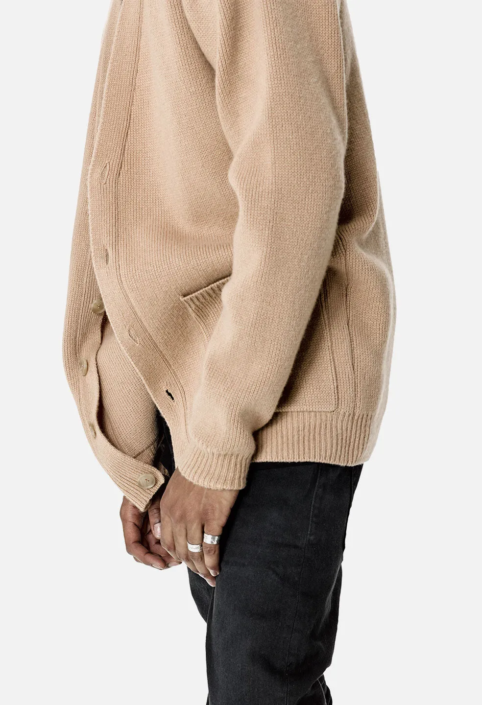 Cashmere Cardigan / Camel