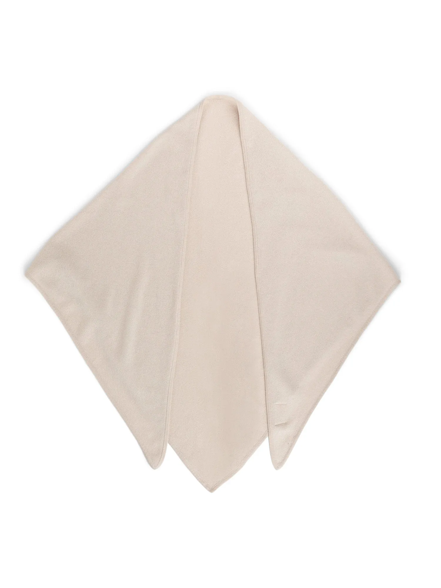 Cashmere scarf "Triangle" - cream