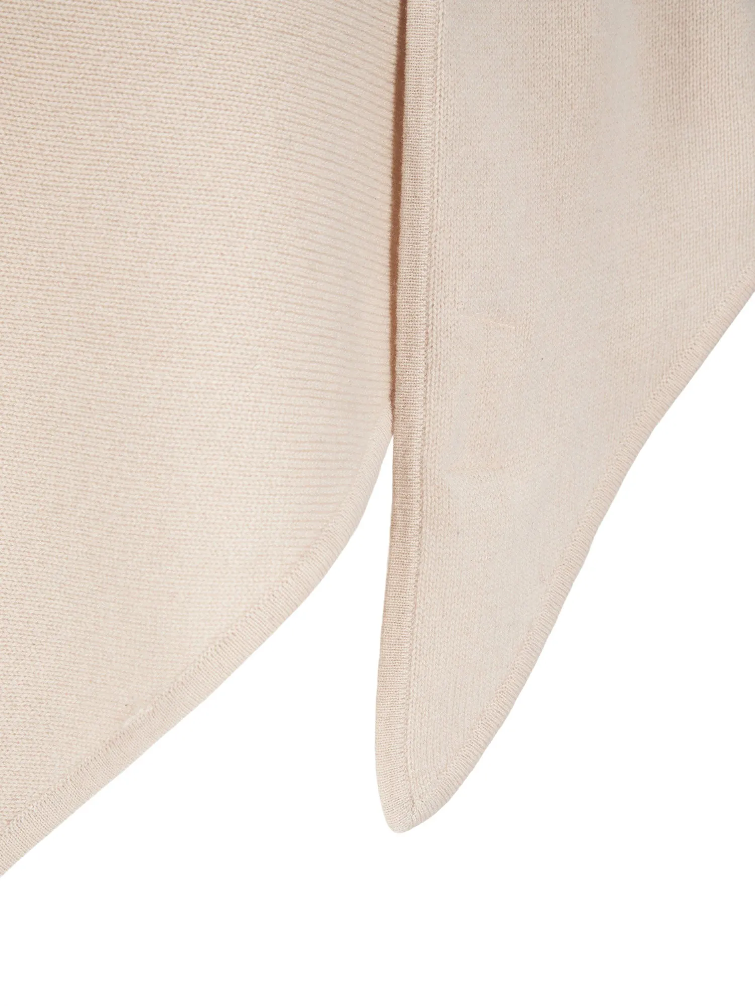 Cashmere scarf "Triangle" - cream