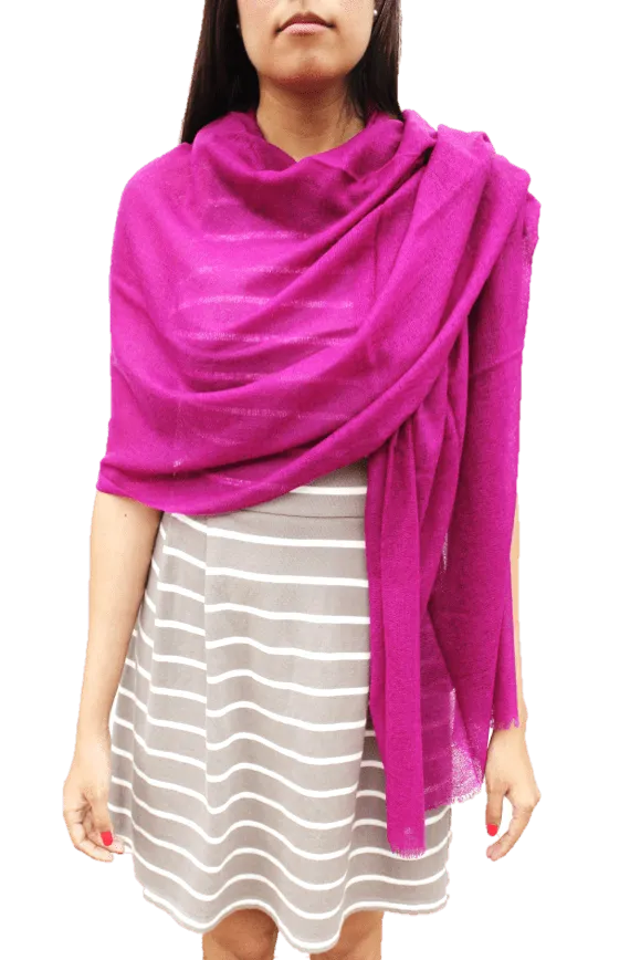 Cashmere Wrap - Purple