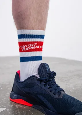 Classic Crew Socks: RWB