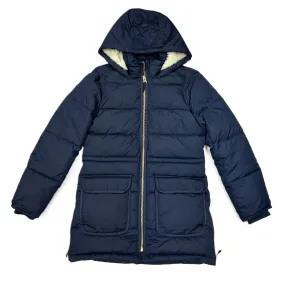 Coat Puffer & Quilted By J. Crew In Navy, Size: Xs