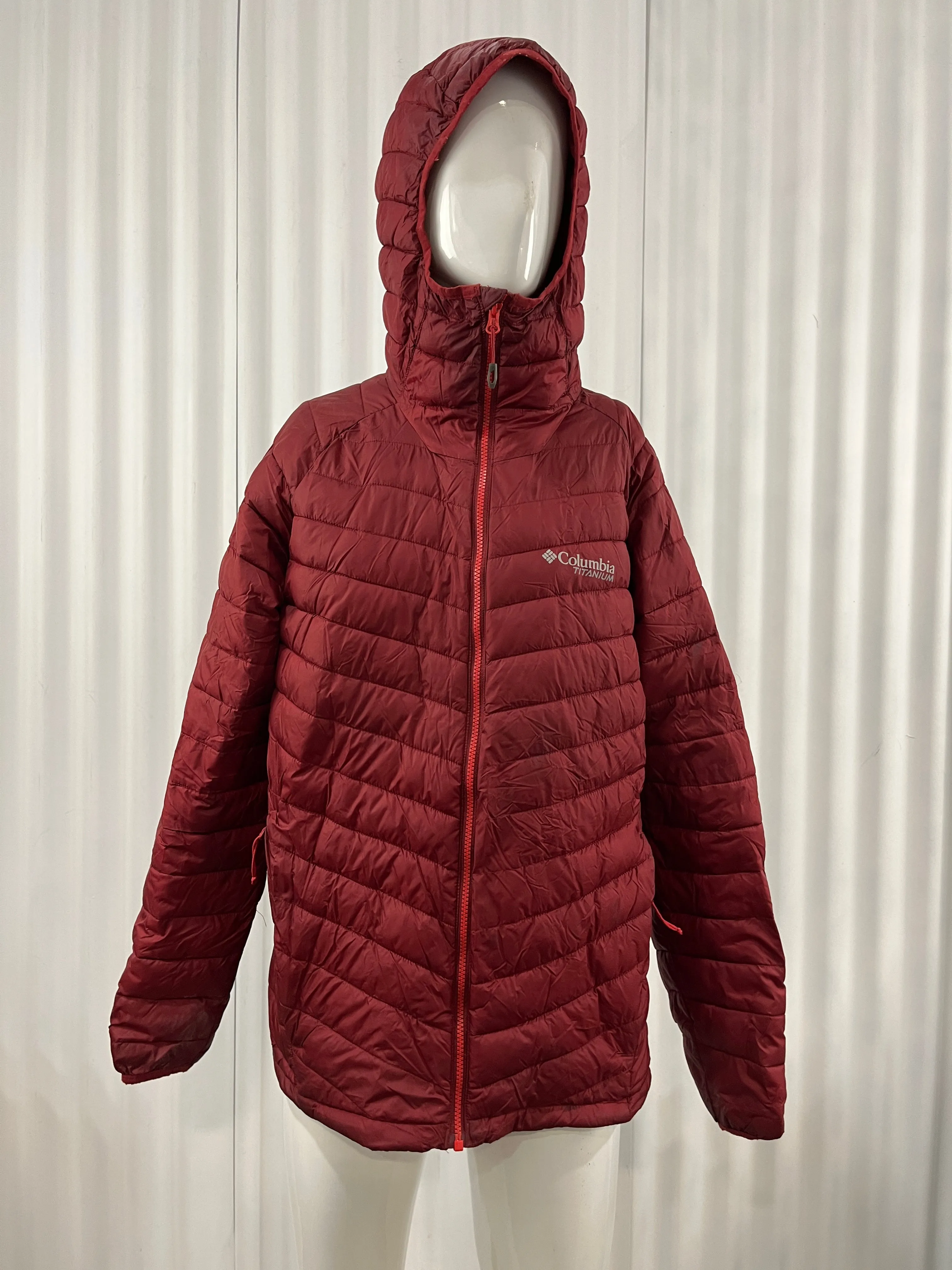 Columbia Titanium Zip Up Puffer Jacket