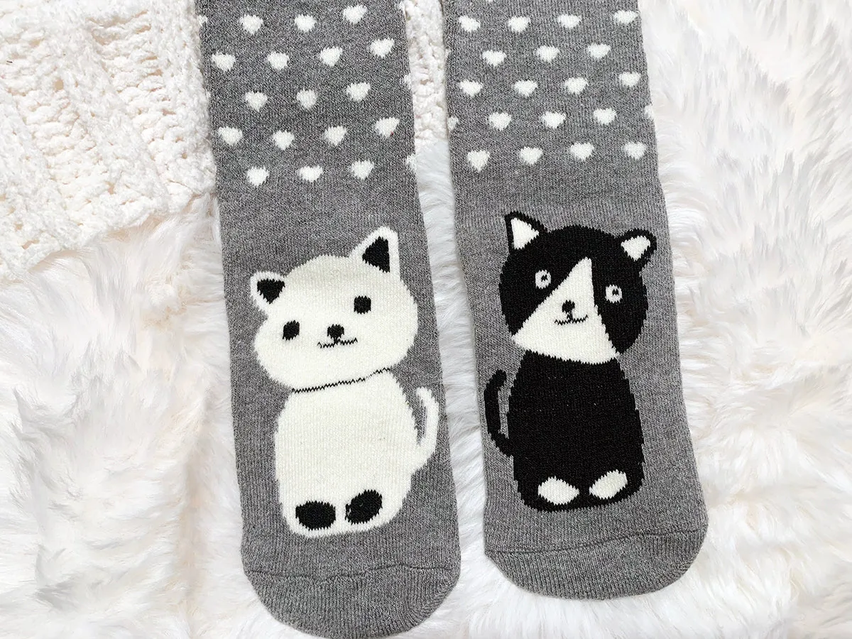 Cozy Cotton Socks - Cats