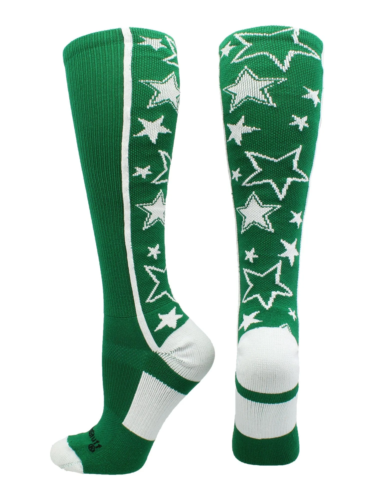 Crazy Socks with Stars Over the Calf Socks (multiple colors)