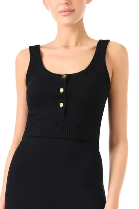 Cropped Cashmere Tank