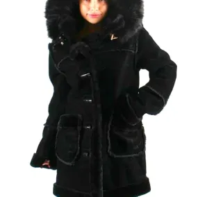 Dakoma Outerwear - Shearling Coat Black