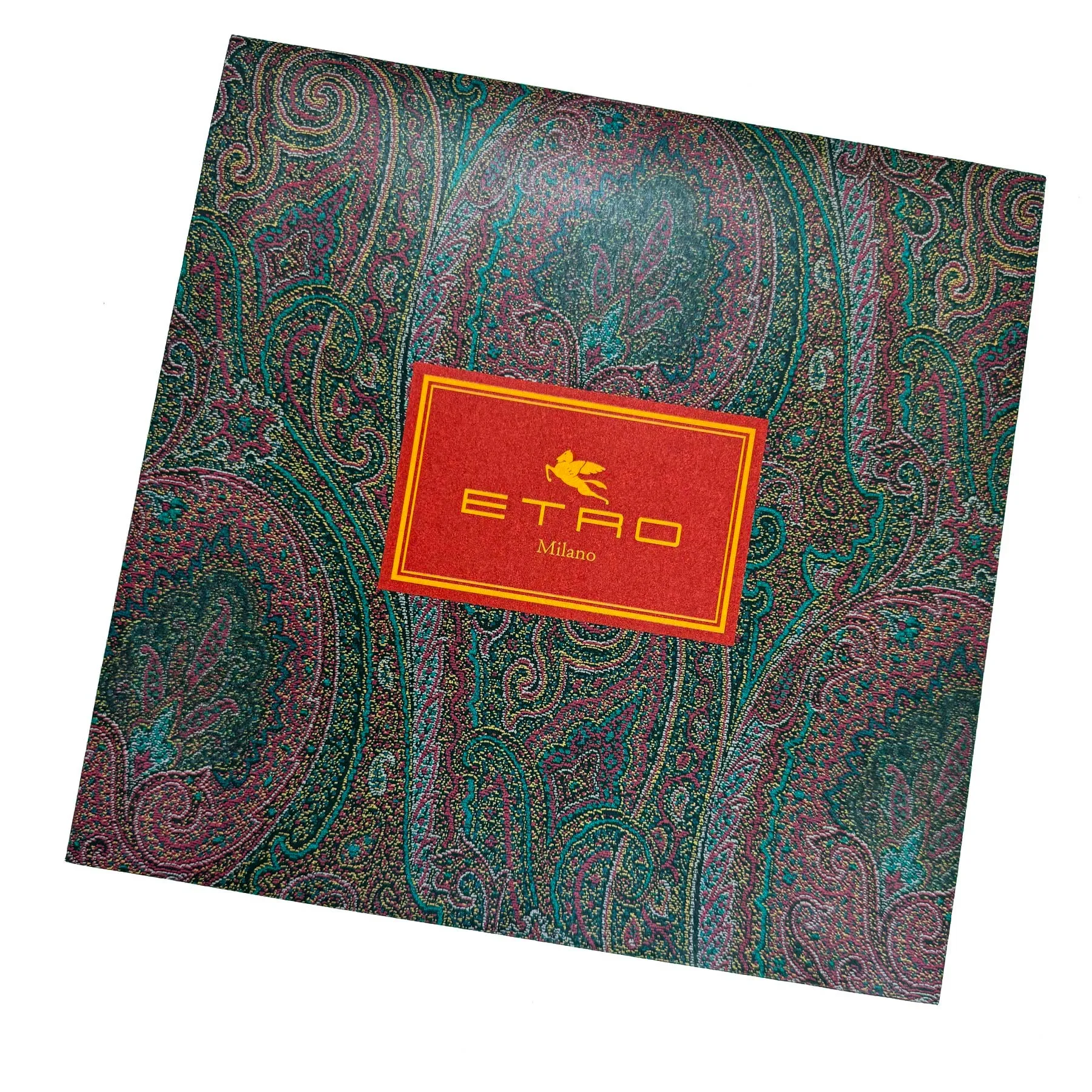 Etro Scarf Blue Paisley - Short Cashmere Silk Shawl