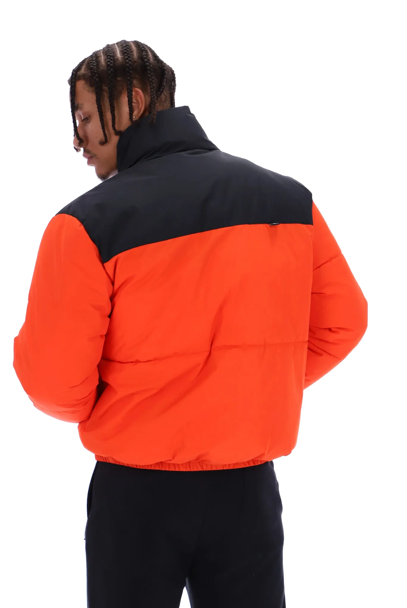 Evan Unisex Panelled Puffer Jacket