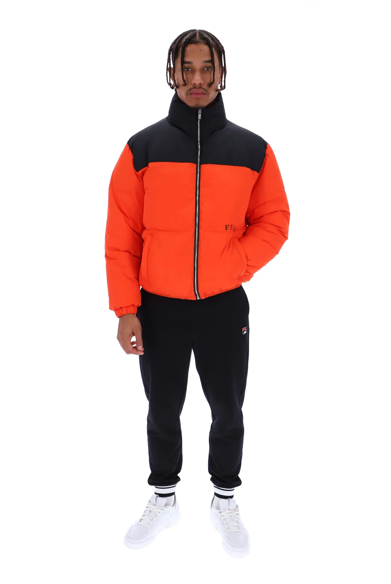 Evan Unisex Panelled Puffer Jacket