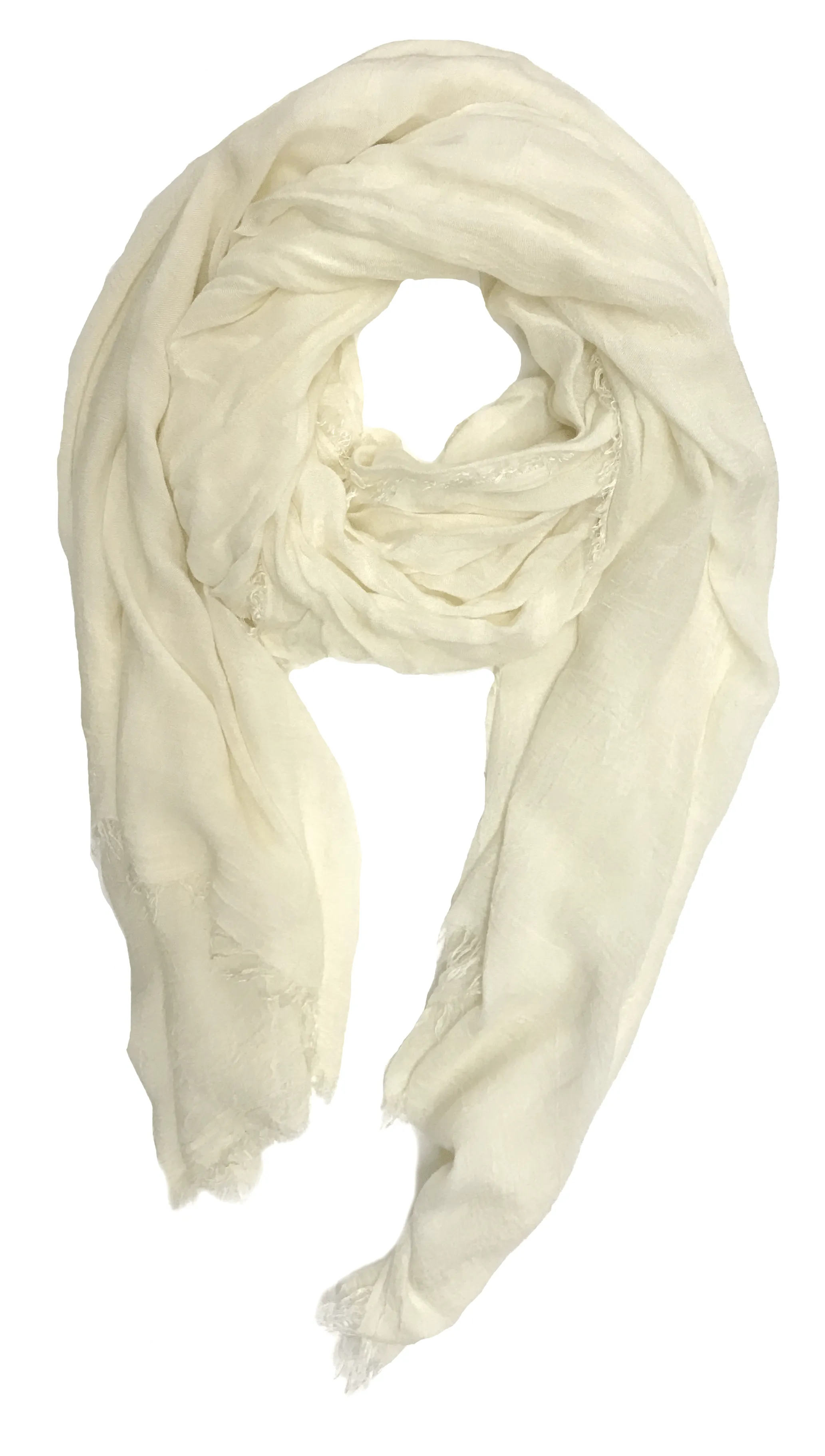 Fine Woven Cashmere Mix Scarf