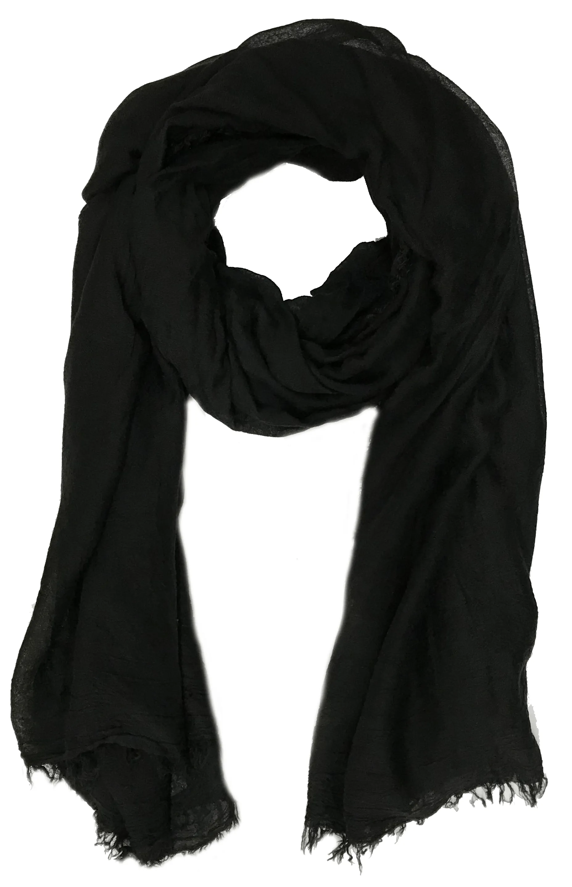 Fine Woven Cashmere Mix Scarf