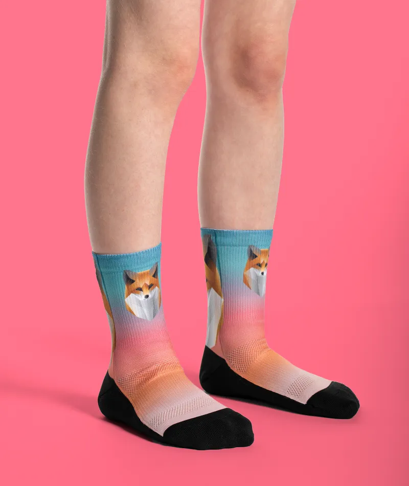 Foxy Youth Crew Socks