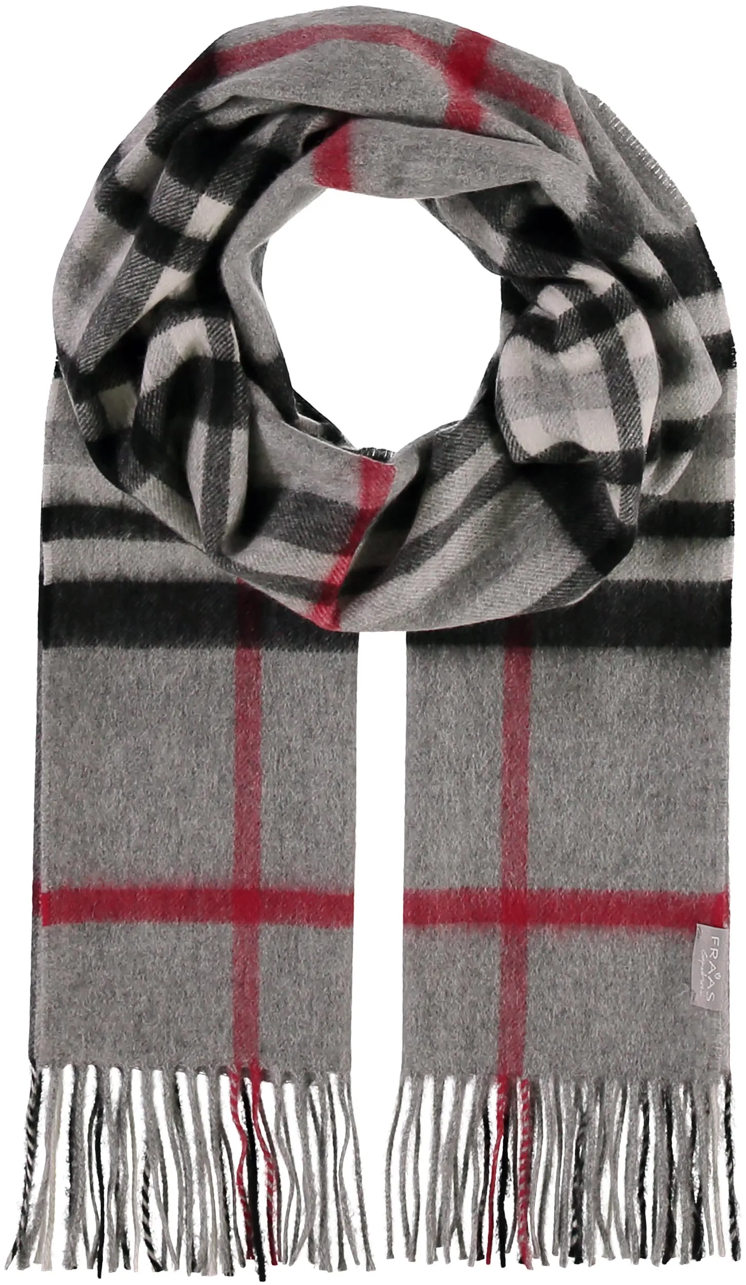 FRAAS Plaid Pop Signature Cashmere Woven Scarf