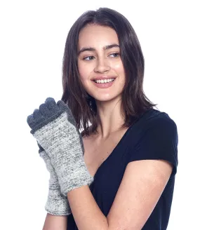 Full Alpaca Gloves - Caraveli - Stone