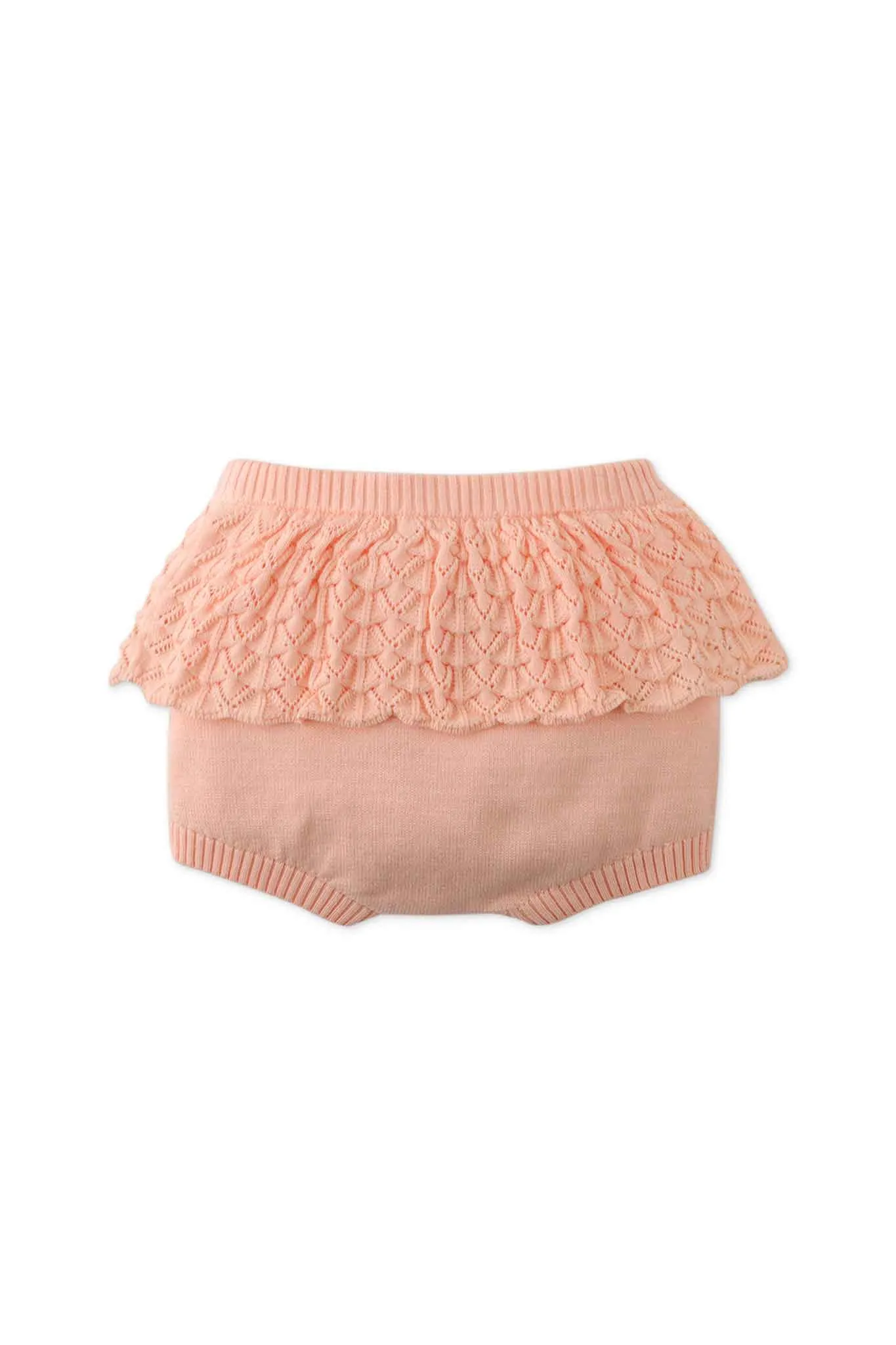 Gingersnaps Knitted Ruffle & Pleated Skorts with Ties