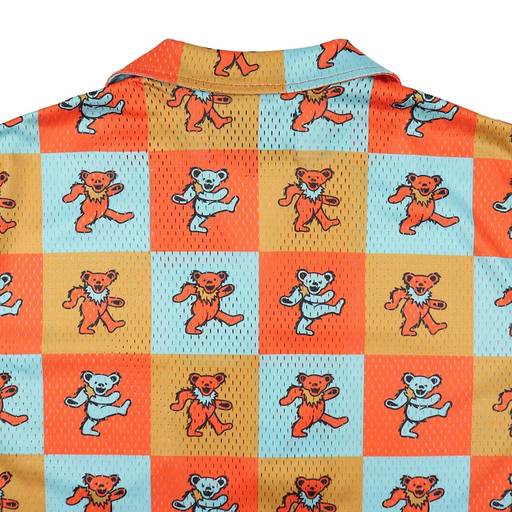 Grateful Dead | 3X - 8X Mesh Button Down | Bears & Stealies