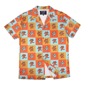 Grateful Dead | 3X - 8X Mesh Button Down | Bears & Stealies