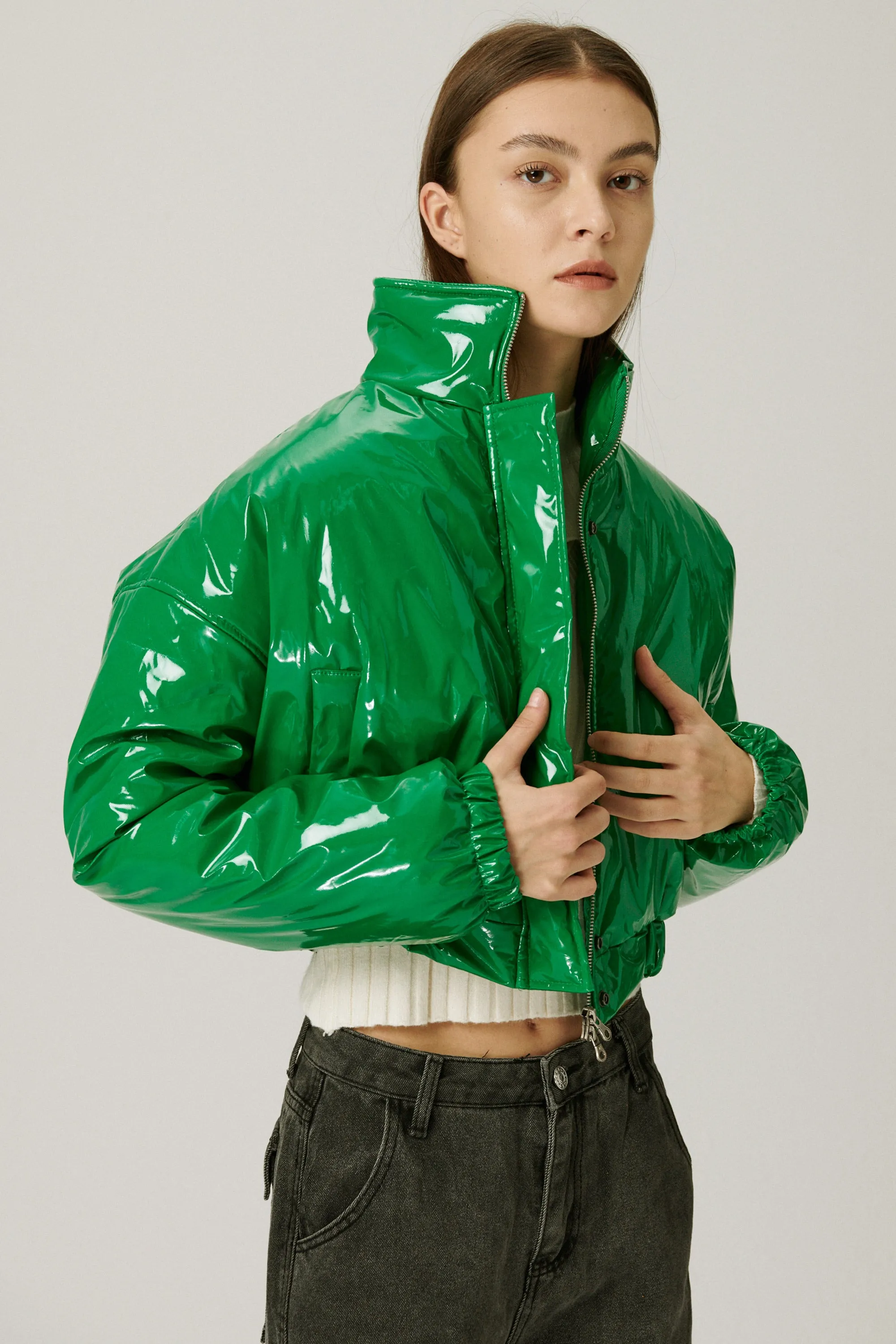 Haley Coated Puffer Jacket