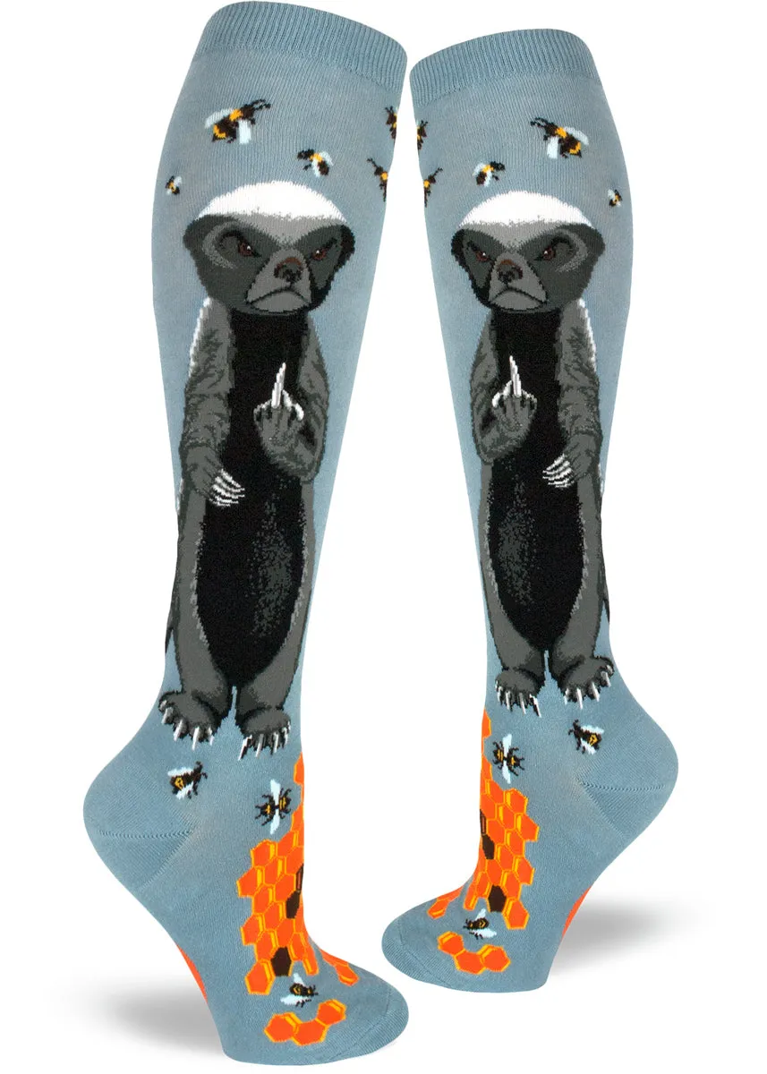 Honey Badger Knee Socks